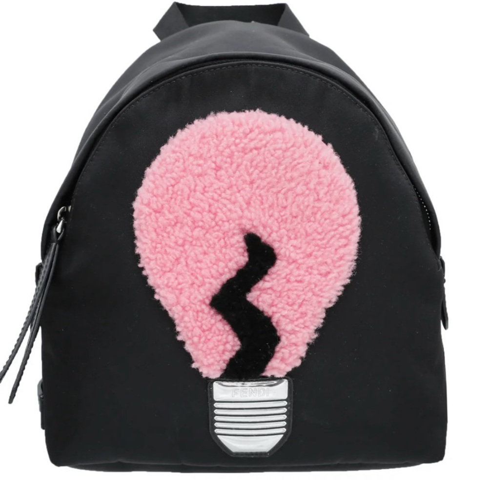 FENDI MINI SHEARING ELITE LIGHTBULB BACPACK